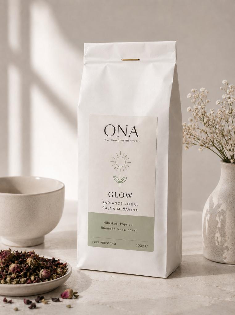 ONA GLOW Caj za blistavost