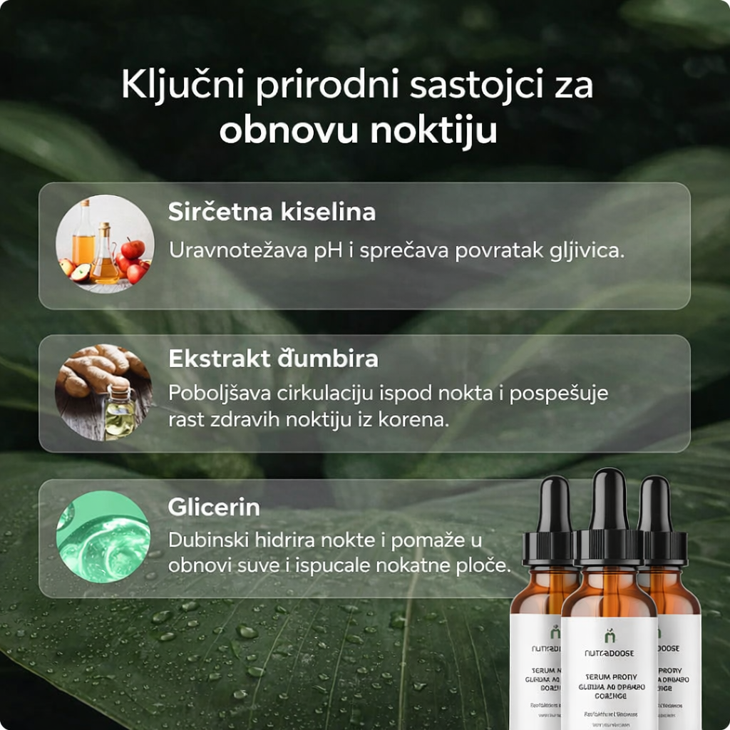 Serum protiv gljivica za oporavak noktiju